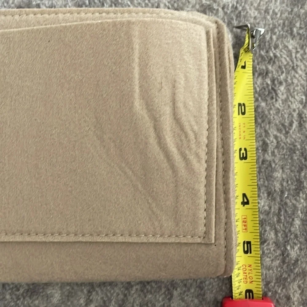 Women’s Felt Purse Insert Organizer 14 X 5.5 Small Tote Handbag Shaper